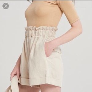 Storets Raquel Banded Ramie Shorts